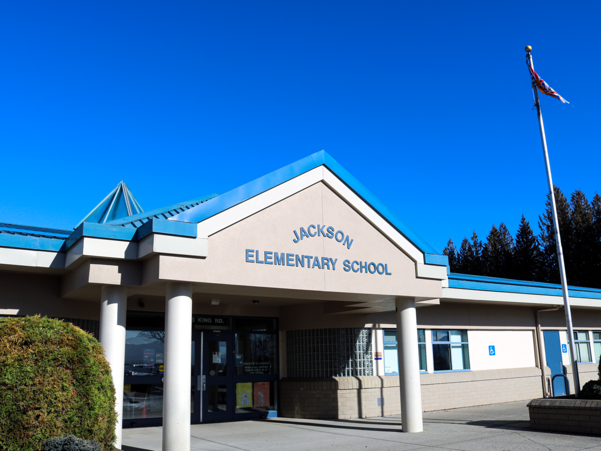 Exterior of Jackson Elementary