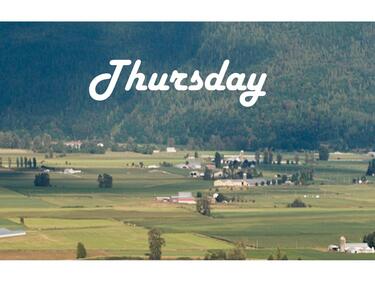 Thursday morning in the valley