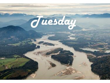 A river running through the valley