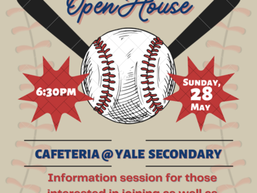 baseball academy promo poster