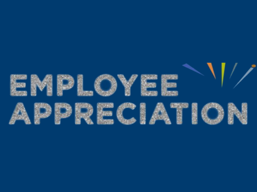 employee recognition with burst image