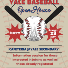 baseball academy promo poster